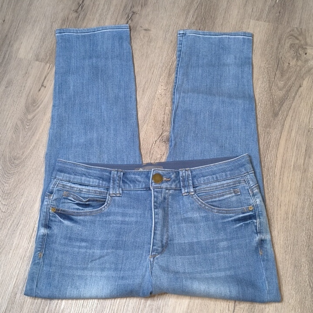 High Rise Jegging w/26.5" Inseam Stretch Jeans Democracy Size 14 sac320 - Picture 2 of 5